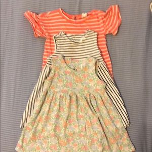 Lot of 3 Baby Gap dresses with bloomers